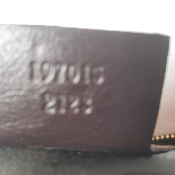 AUTHENTIC Gucci Brown Snakeskin Clutch Handbag - Picture 7 of 8